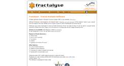 Desktop Screenshot of fractalyse.org